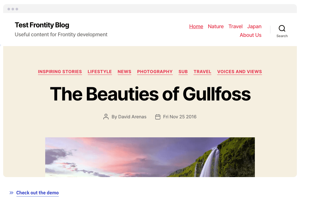 Blog post thumbnail for Fronting up: Headless Wordpress and React with Frontity