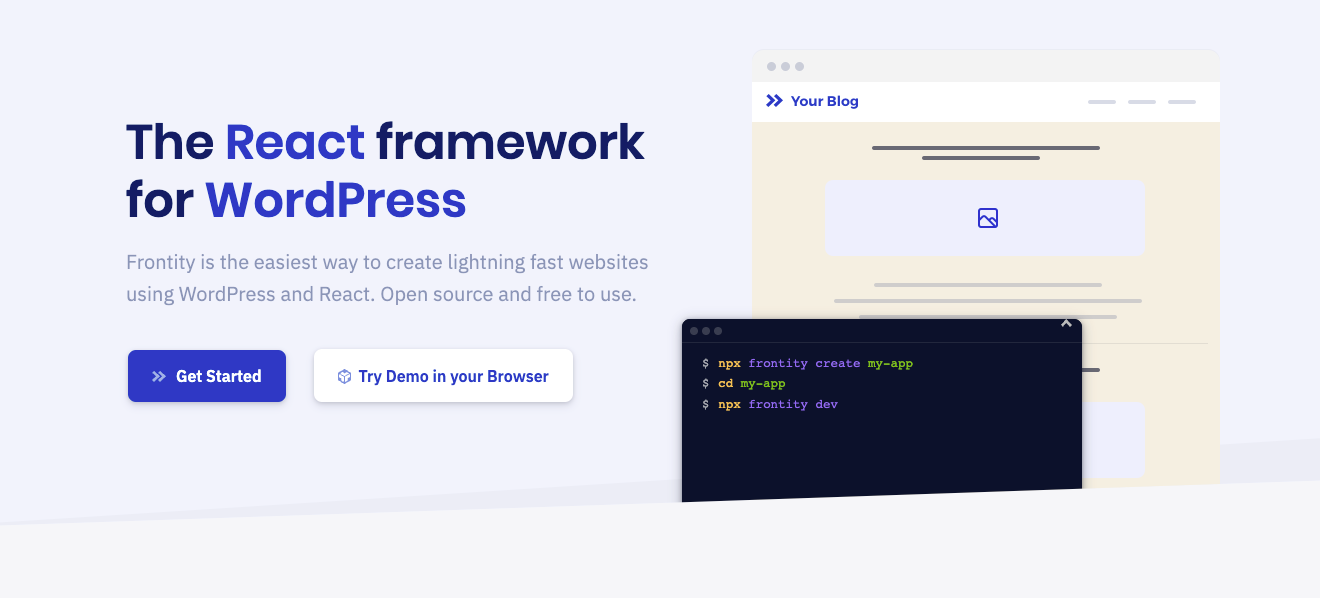 Blog post thumbnail for How to build a headless WordPress website with Frontity/ReactJS — Pt. 1